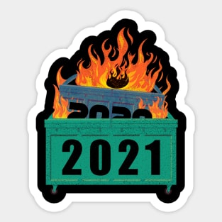 2021 Dumpster Fire Sticker